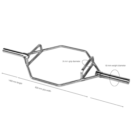 Hex bar 22,5 kg, Gymleco